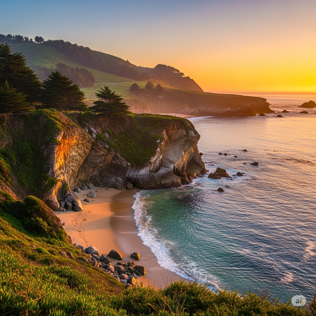 Coastal terrain