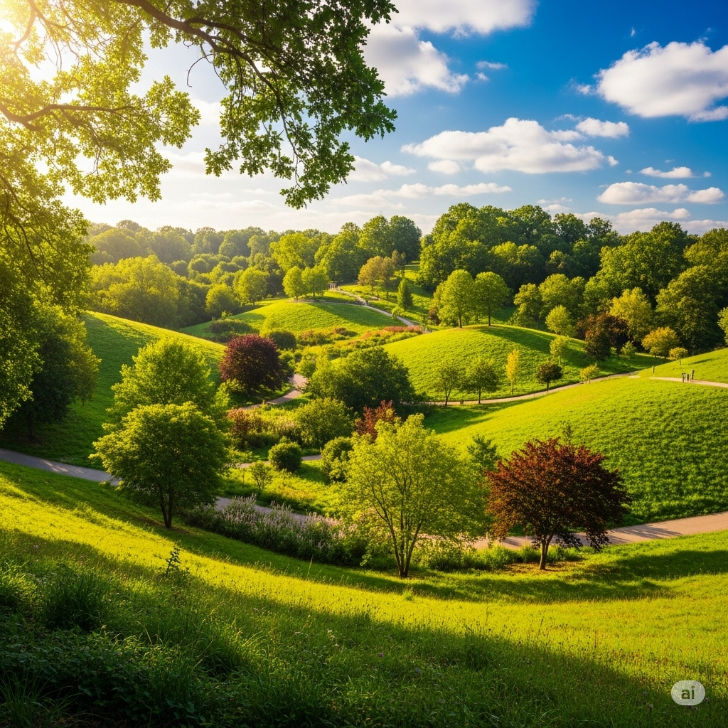 Hilly terrain